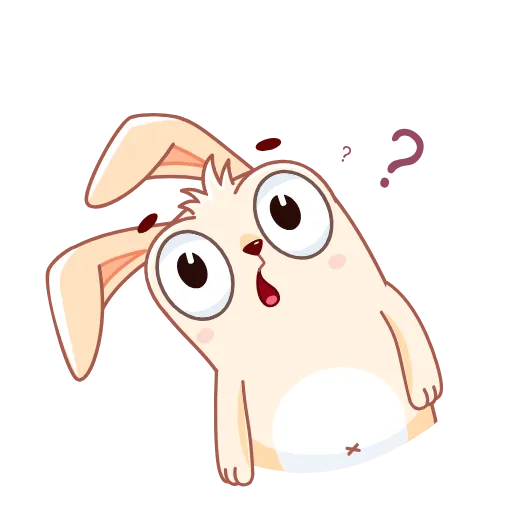 🤨 Эмодзи «Кролик Фантик Пасхальный» для Telegram