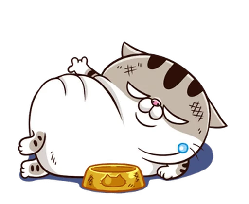 🐈 Стикер «Fat Cat» для Telegram