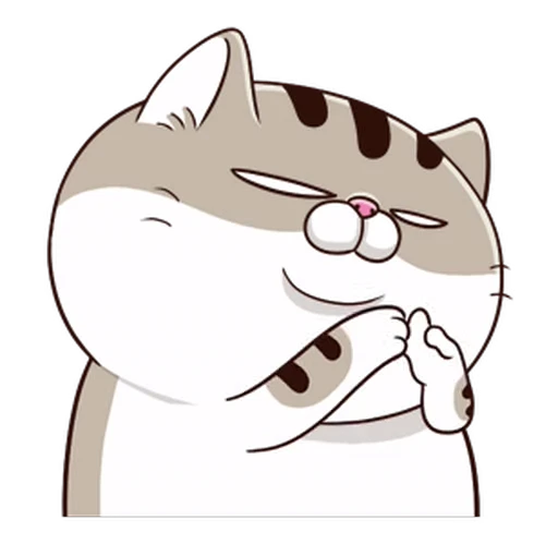 👏 Стикер «Fat Cat» для Telegram