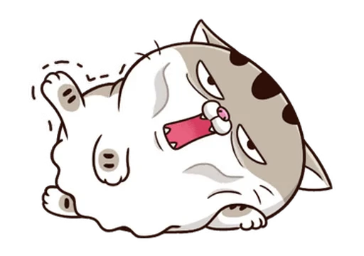 😐 Стикер «Fat Cat» для Telegram