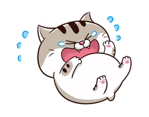 😭 Стикер «Fat Cat» для Telegram