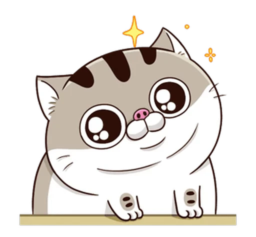 🥹 Стикер «Fat Cat» для Telegram