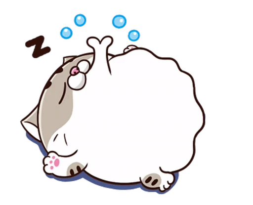 😴 Стикер «Fat Cat» для Telegram