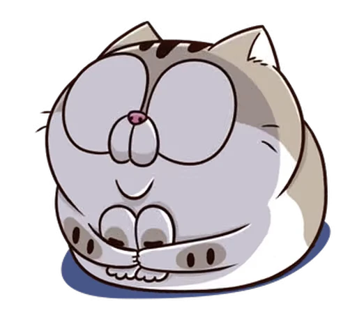 🐱 Стикер «Fat Cat» для Telegram