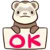 ✨ Эмодзи «Хорьки - эмоджи с миленькими хорёчками» для Telegram