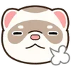 ✨ Эмодзи «Хорьки - эмоджи с миленькими хорёчками» для Telegram