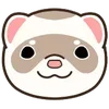 ✨ Эмодзи «Хорьки - эмоджи с миленькими хорёчками» для Telegram