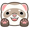 ✨ Эмодзи «Хорьки - эмоджи с миленькими хорёчками» для Telegram