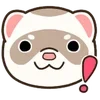 ✨ Эмодзи «Хорьки - эмоджи с миленькими хорёчками» для Telegram