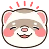 ✨ Эмодзи «Хорьки - эмоджи с миленькими хорёчками» для Telegram