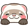 ✨ Эмодзи «Хорьки - эмоджи с миленькими хорёчками» для Telegram