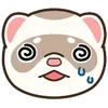 ✨ Эмодзи «Хорьки - эмоджи с миленькими хорёчками» для Telegram