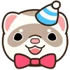 ✨ Эмодзи «Хорьки - эмоджи с миленькими хорёчками» для Telegram