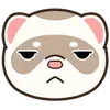 ✨ Эмодзи «Хорьки - эмоджи с миленькими хорёчками» для Telegram