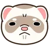 ✨ Эмодзи «Хорьки - эмоджи с миленькими хорёчками» для Telegram