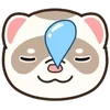 ✨ Эмодзи «Хорьки - эмоджи с миленькими хорёчками» для Telegram