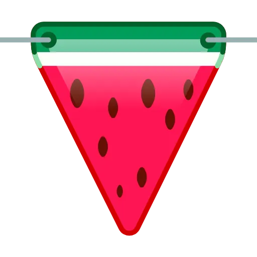 🍉 Эмодзи «Флаг Лента» для Telegram