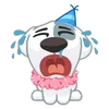 😭 Эмодзи «Праздничный Спотти» для Telegram