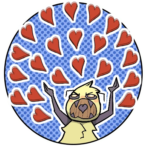 ❤️ Стикер «Ffroggie_frog Пчёлка Маркиз» для Telegram