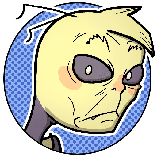 😯 Стикер «Ffroggie_frog Пчёлка Маркиз» для Telegram