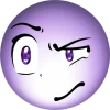 🤨 Эмодзи «𝓟𝓕 𝔀𝓲𝓽𝓱 𝓵𝓸𝓿𝓮» для Telegram