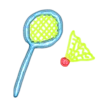 🏸 Эмодзи «Finger Doodles - рисованные эмодзи» для Telegram