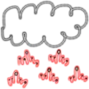 🌧️ Эмодзи «Finger Doodles - рисованные эмодзи» для Telegram