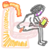 💩 Эмодзи «Finger Doodles - рисованные эмодзи» для Telegram