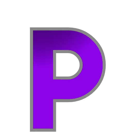 👾 Эмодзи «PURPLE - фиолетовые анимированные буквы» для Telegram
