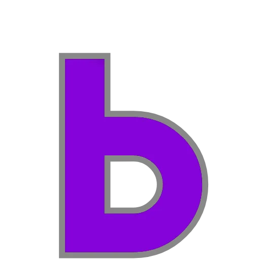 👾 Эмодзи «PURPLE - фиолетовые анимированные буквы» для Telegram