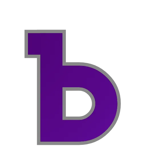 👾 Эмодзи «PURPLE - фиолетовые анимированные буквы» для Telegram
