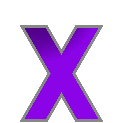 👾 Эмодзи «PURPLE - фиолетовые анимированные буквы» для Telegram