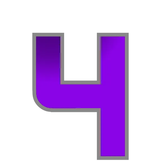 👾 Эмодзи «PURPLE - фиолетовые анимированные буквы» для Telegram