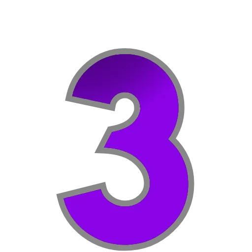 3️⃣ Эмодзи «PURPLE - фиолетовые анимированные буквы» для Telegram