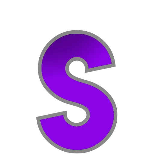 👾 Эмодзи «PURPLE - фиолетовые анимированные буквы» для Telegram