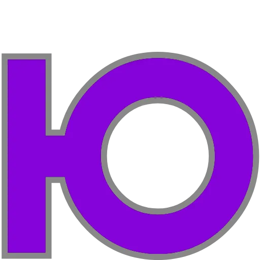 👾 Эмодзи «PURPLE - фиолетовые анимированные буквы» для Telegram