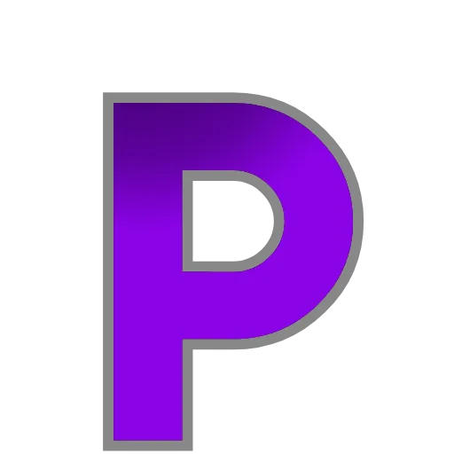 👾 Эмодзи «PURPLE - фиолетовые анимированные буквы» для Telegram
