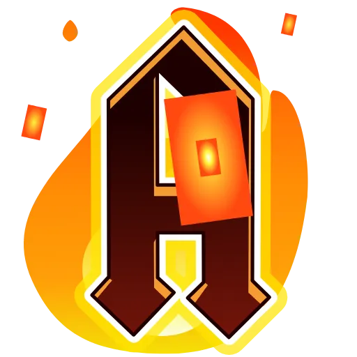 🔤 Эмодзи «Fire Font Emoji» для Telegram