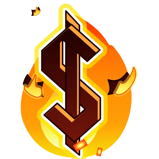 💵 Эмодзи «Fire Font Emoji» для Telegram