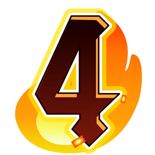 4️⃣ Эмодзи «Fire Font Emoji» для Telegram