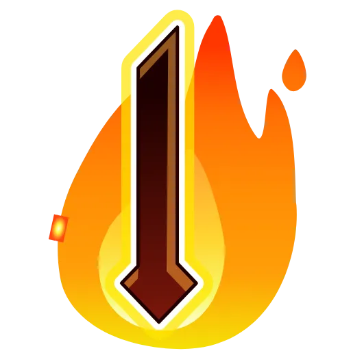 🔤 Эмодзи «Fire Font Emoji» для Telegram