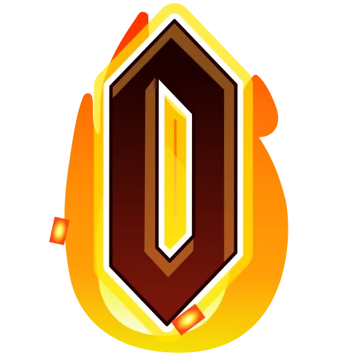 🔤 Эмодзи «Fire Font Emoji» для Telegram
