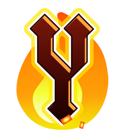 🔤 Эмодзи «Fire Font Emoji» для Telegram