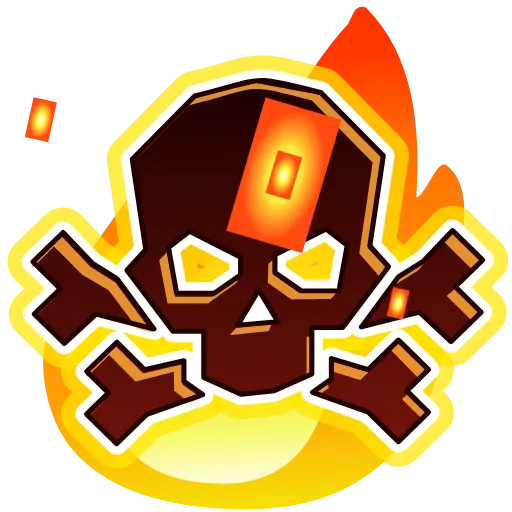 ☠️ Эмодзи «Fire Font Emoji» для Telegram