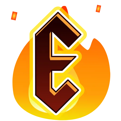 🔤 Эмодзи «Fire Font Emoji» для Telegram
