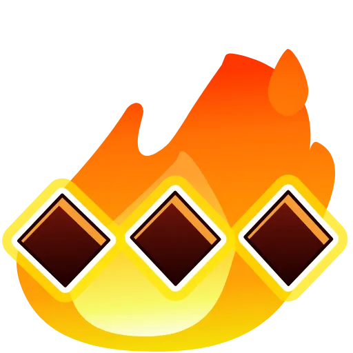 🔤 Эмодзи «Fire Font Emoji» для Telegram