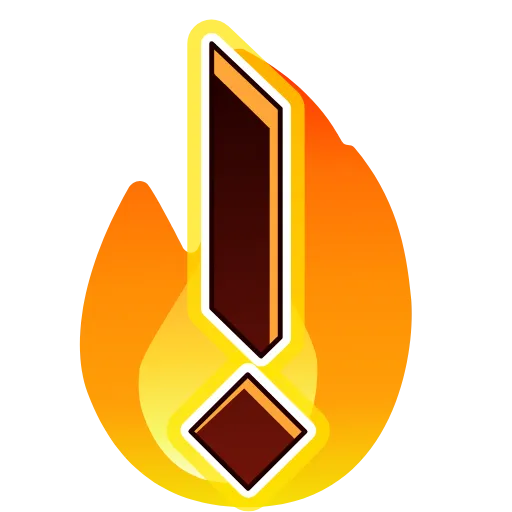 ❗️ Эмодзи «Fire Font Emoji» для Telegram