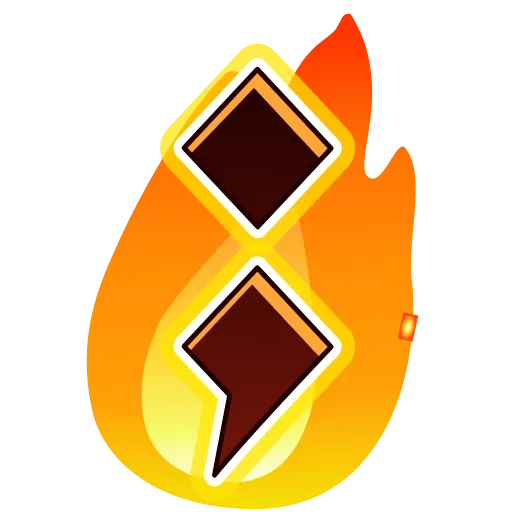 🔤 Эмодзи «Fire Font Emoji» для Telegram