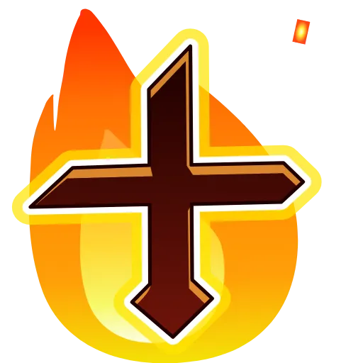 ➕ Эмодзи «Fire Font Emoji» для Telegram