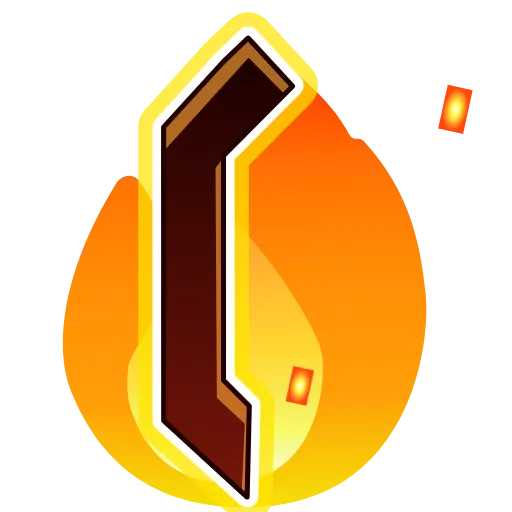 🔤 Эмодзи «Fire Font Emoji» для Telegram